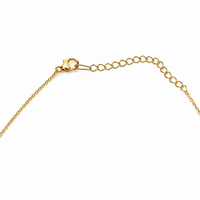 Butterfly Pendant Necklace Gold Tone Anti Tarnish