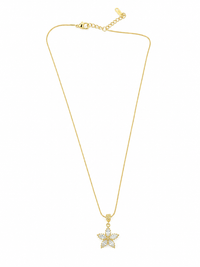 Five Petal Crystal Necklace