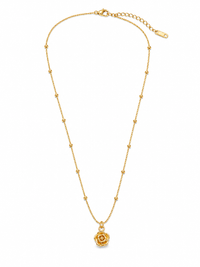 Golden Rose Necklace