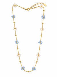 Floral Beaded Necklace